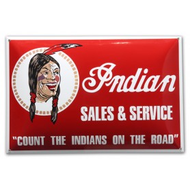 Indian Emalj Skylt