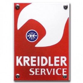 Kreidler Service Emalj Skylt
