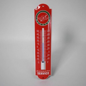 Emalj Termometer Zündapp 6.5 x 30cm