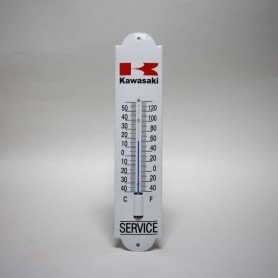 Emalj Termometer Kawasaki 6.5 x 30cm