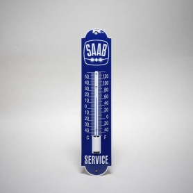 Emalj Termometer Saab 6.5 x 30cm