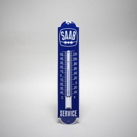Emalj Termometer Saab 6.5 x 30cm