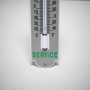 Emalj Termometer Ferguson grå 6.5 x 30cm