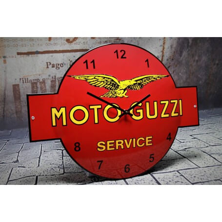 Motoguzzi Emalj klocka - Bild 2