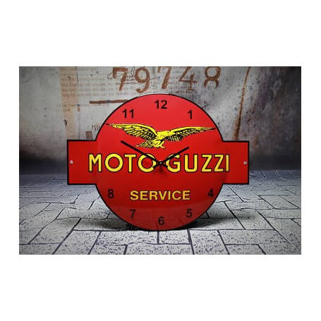 Motoguzzi Emalj klocka