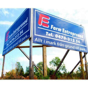 4-Kantvikt Byggskylt